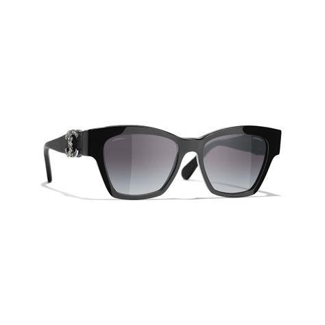 chanel cat eye black|Sunglasses: Cat Eye Sunglasses, acetate & nylon — Fashion.